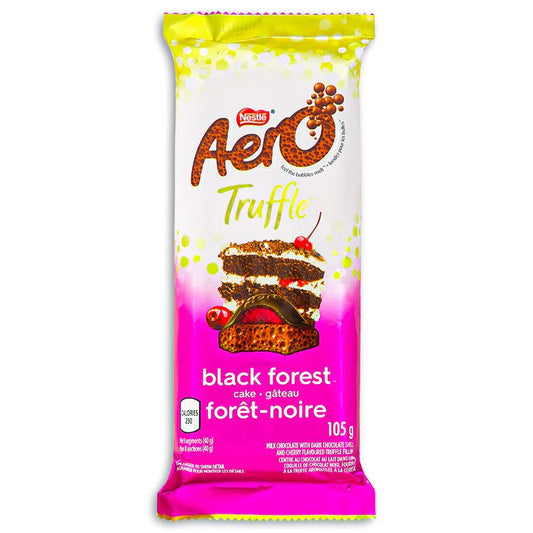 Aero Truffle Black Forest Cake Dark Chocolate Bar Canada exp 10/13/25