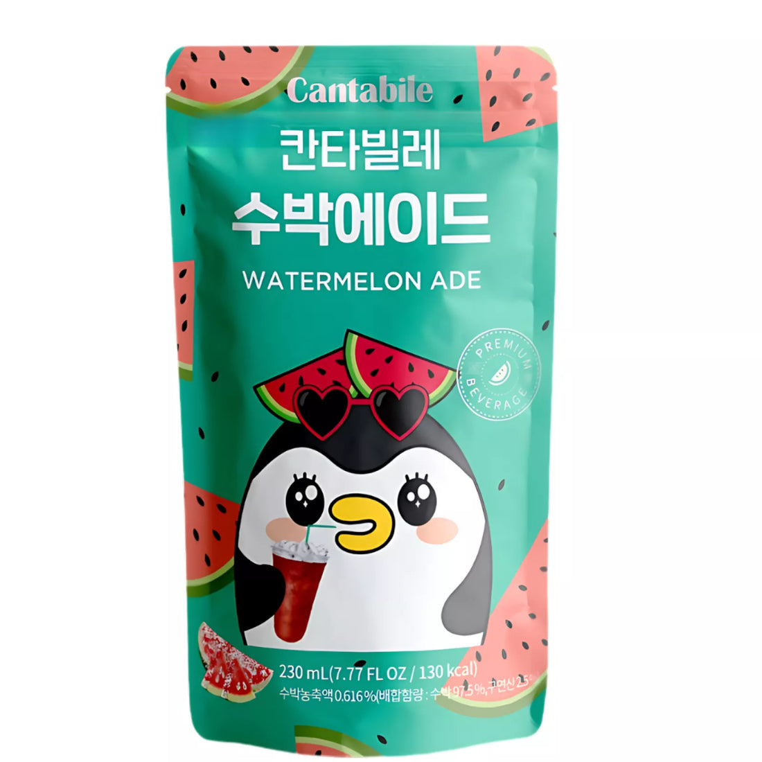 Cantabile Watermelon Pouch Drink (Korea)