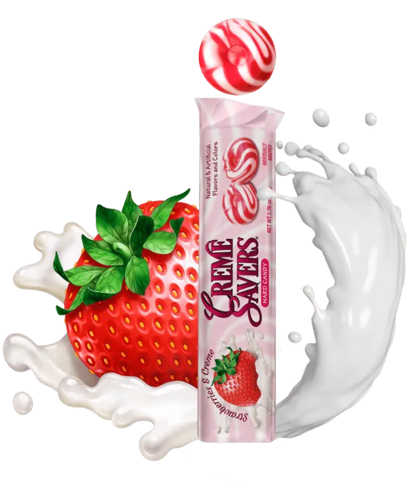Creme Savers Strawberry and Cream Rolls