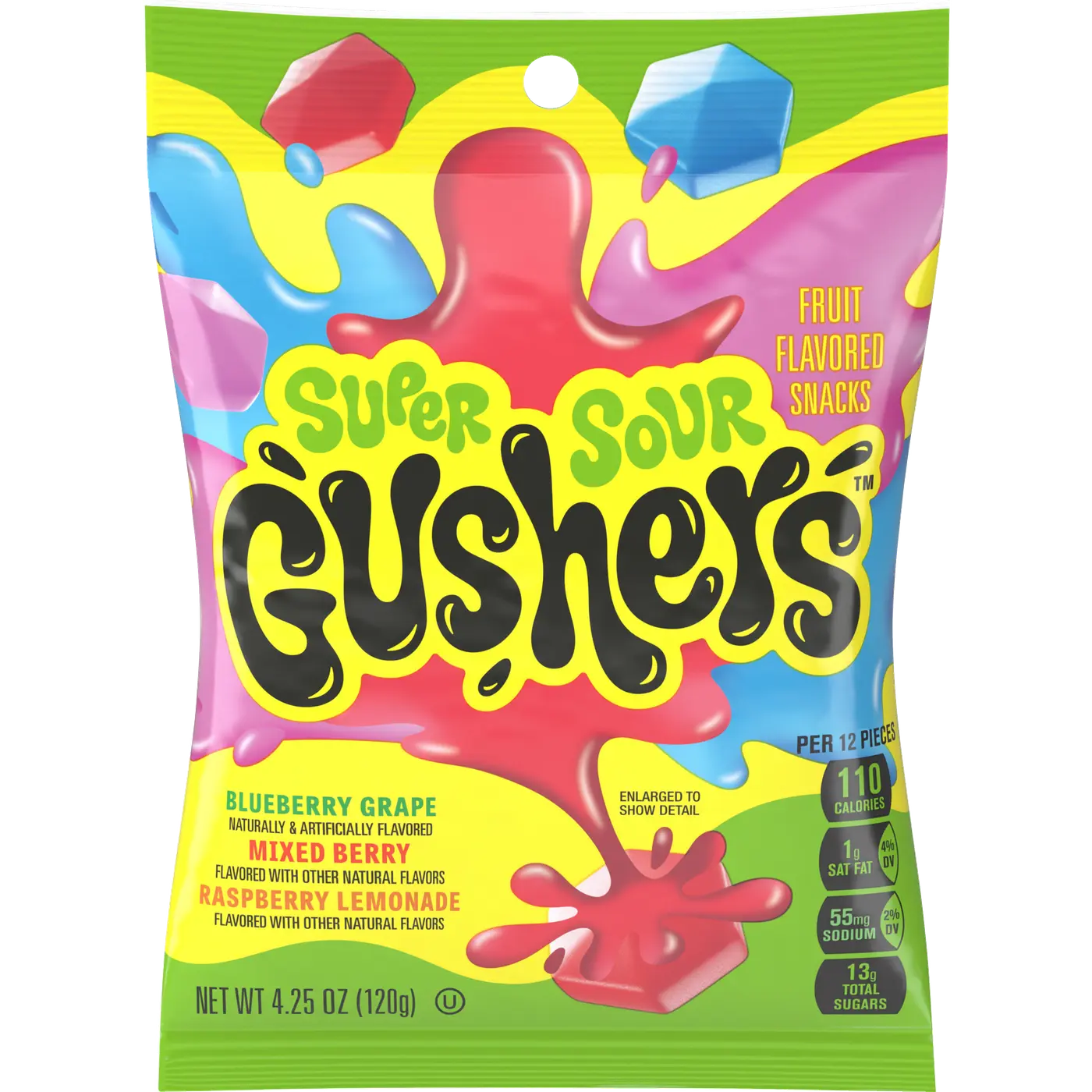 Gushers Super Sour Pouches 4.25oz