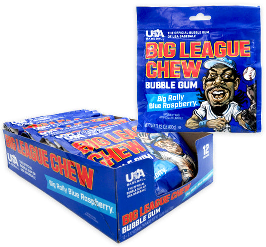 BIG LEAGUE CHEW - BLUE RASPBERRY