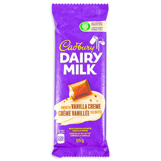 Cadbury Dairy Milk Smooth Vanilla Creme Bar Canada
