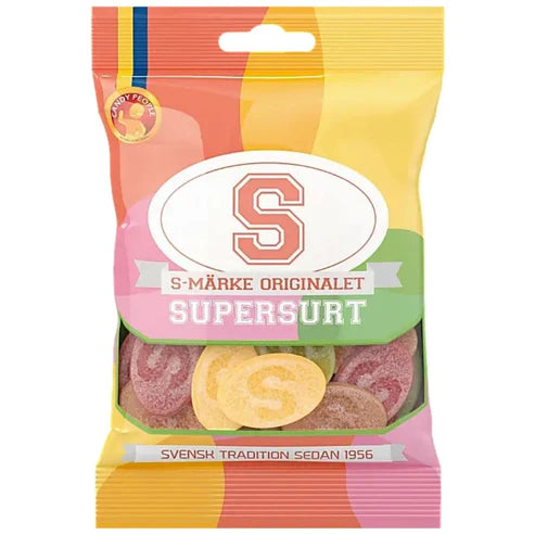 Super Sour S Mark Coins Candy Swedish