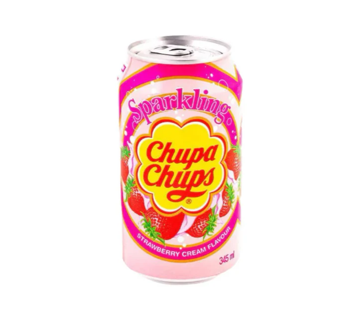 Chupa Chups Strawberry Cream 345ml (Korea)