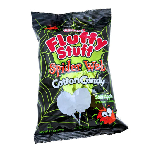 Charms Fluffy Stuff Spider Webs