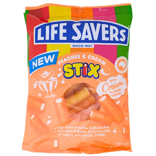 Lifesavers Stix Peaches and Cream (Australia)