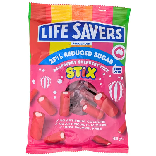 Lifesavers Raspberries Sherbert Fizz Australia)