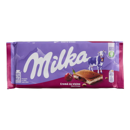Milka Cherry Cream Chocolate Bar Germany