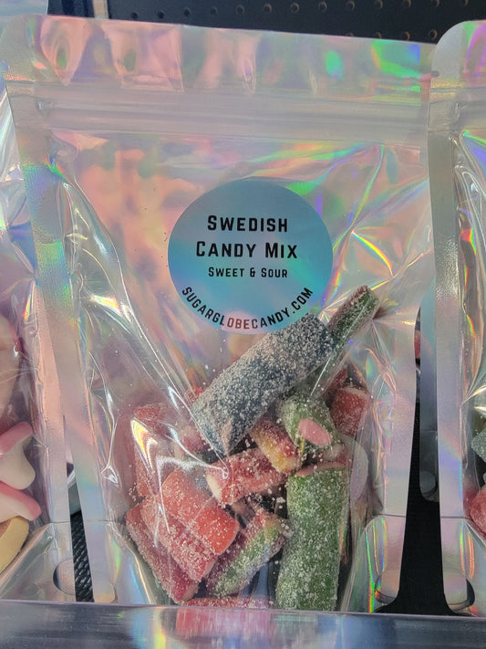 Swedish candy sweet and sour