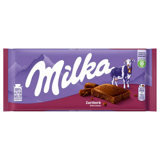 Milka Zartherb Dark Chocolate (Germany)