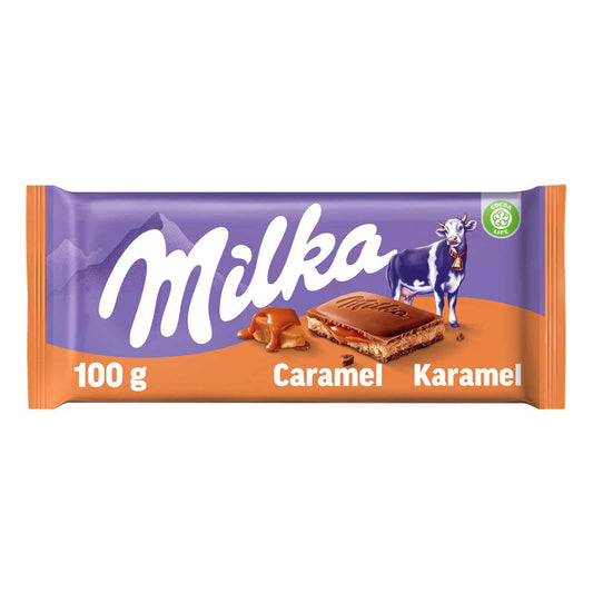 Milka Caramel Crème Chocolate Bar