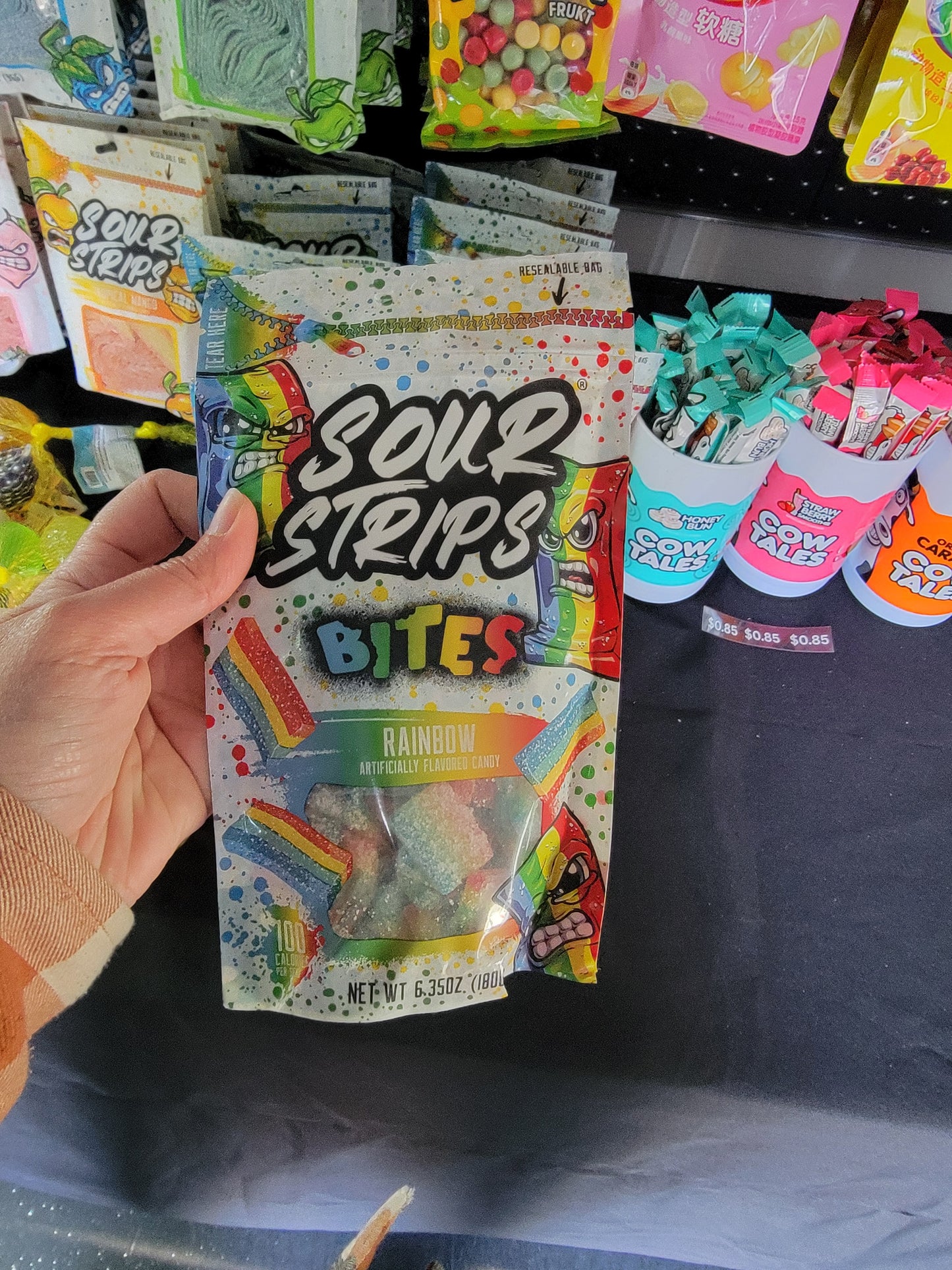 Sour strips Rainbow bites