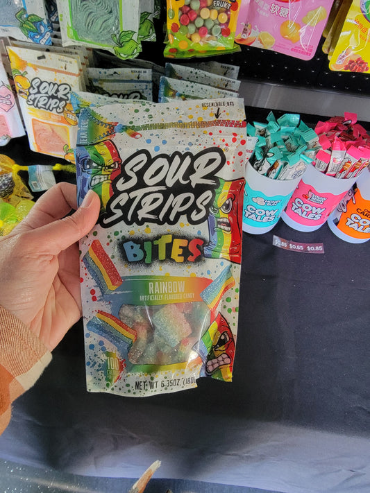 Sour strips Rainbow bites