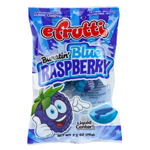 Efrutti® Burstin' Blue Raspberry Gummi Candy – Sugar Globe